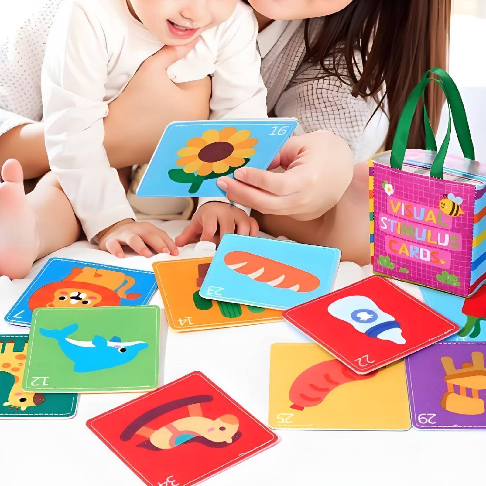 Educational Flash Card - Карточки для раннего развития из ткани