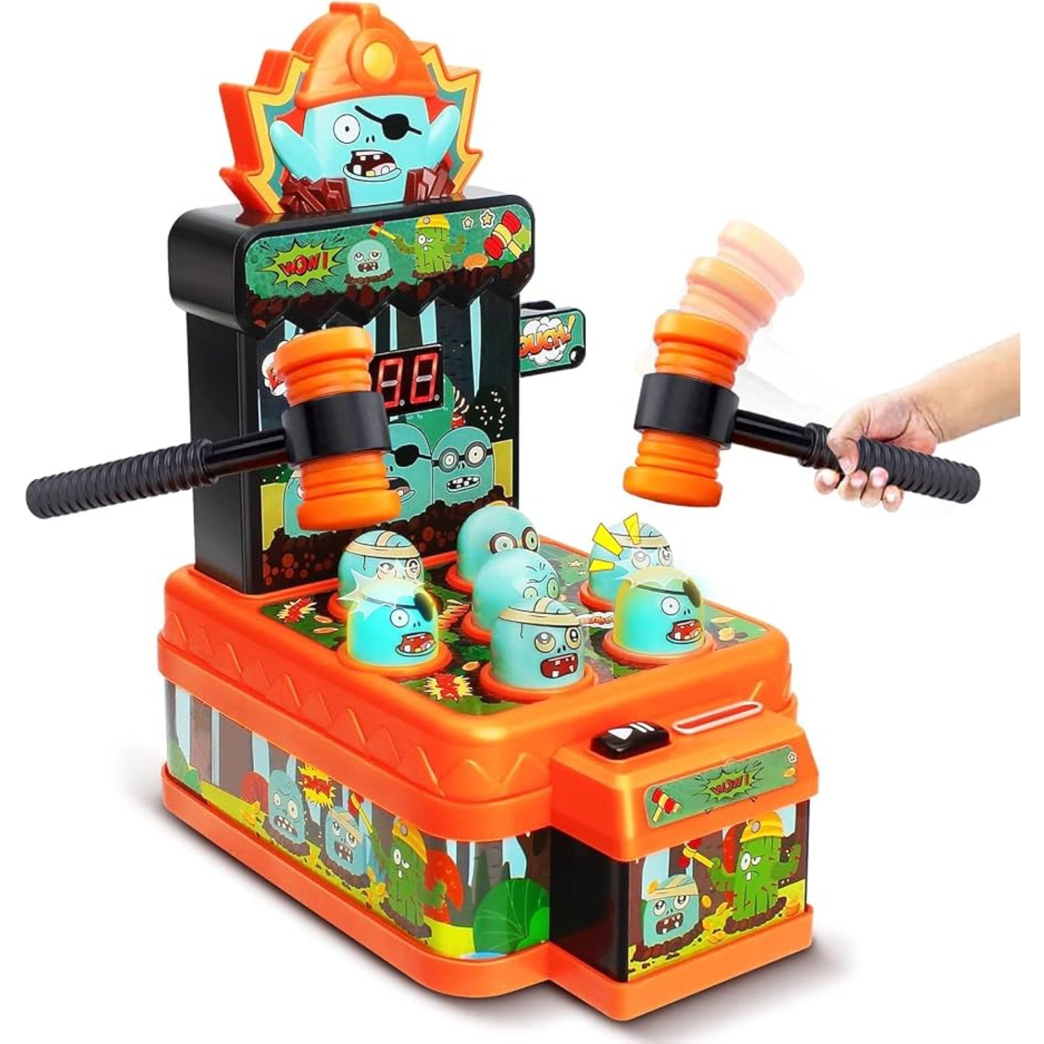 Kids Zombie Toys - Игровой набор «Ударь зомби» для детей: