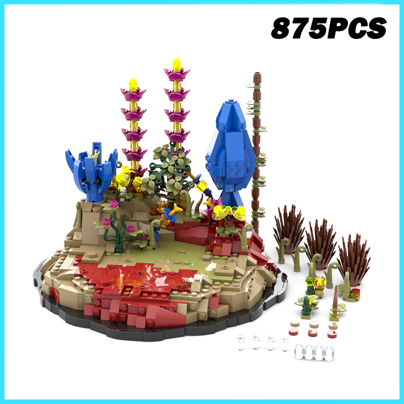 Kids Toys Exhibition - 875 деталей, НОВЫЙ конструктор MOC: Ландшафт