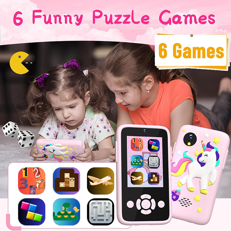 Kids Toys Smartphone - Детский смартфон, игрушка-камера, головоломка, сенсорный экран,
