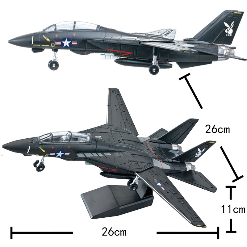 Kids Toys Blocks - Модель истребителя F-14 Tomcat в масштабе