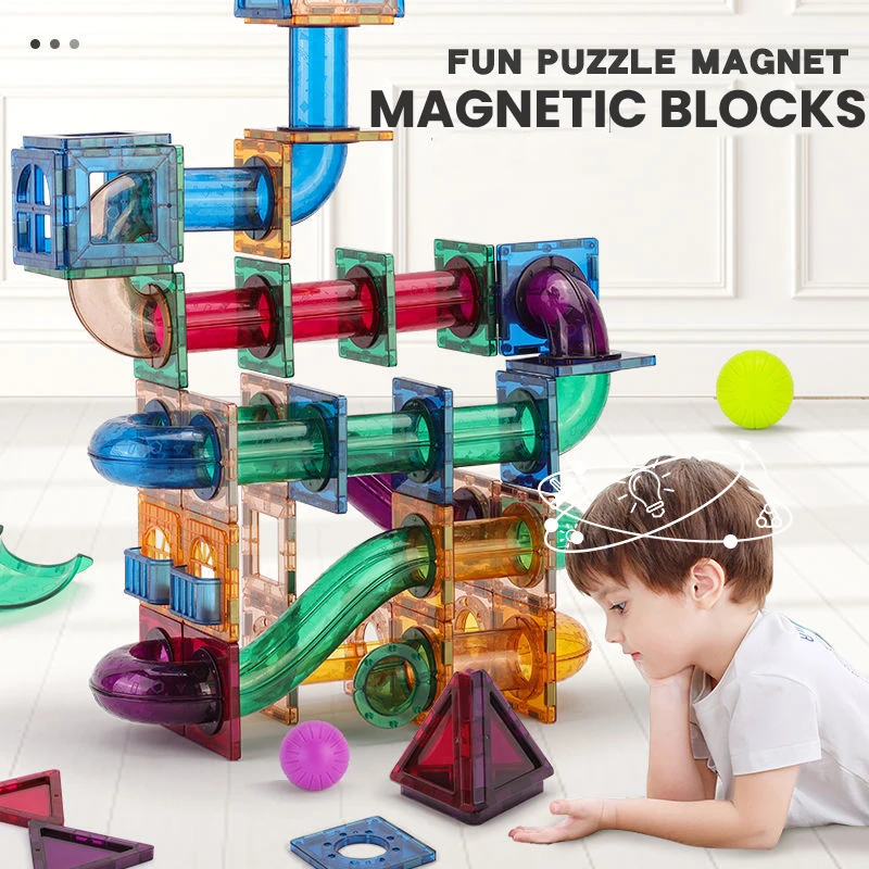 Marble Run Set - Магнитный лист, строительный блок, дизайнерский магнит,