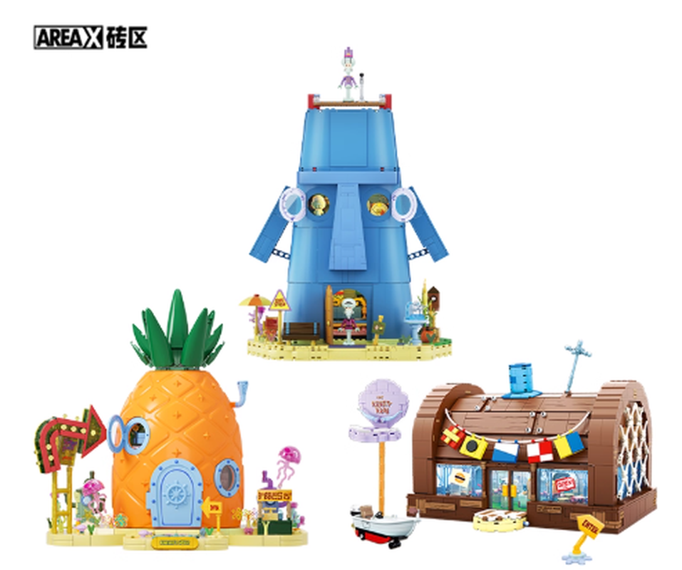 Areax Губка Боб Бикини Нижняя  – обзор и цена Kids Toys Blocks