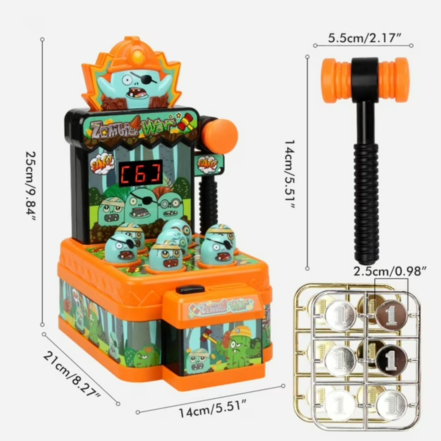 Игровой набор «Ударь зомби» дл – обзор и цена Kids Zombie Toys