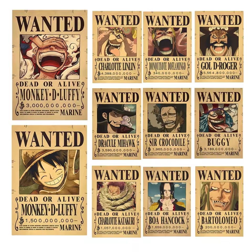 Аниме-постеры «One Piece»: пла – обзор и цена Kids Toys Vintage