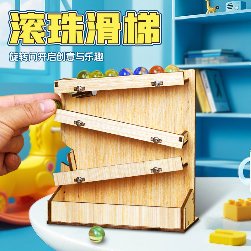 Деревянный конструктор-трек дл – обзор и цена Marble Run Set