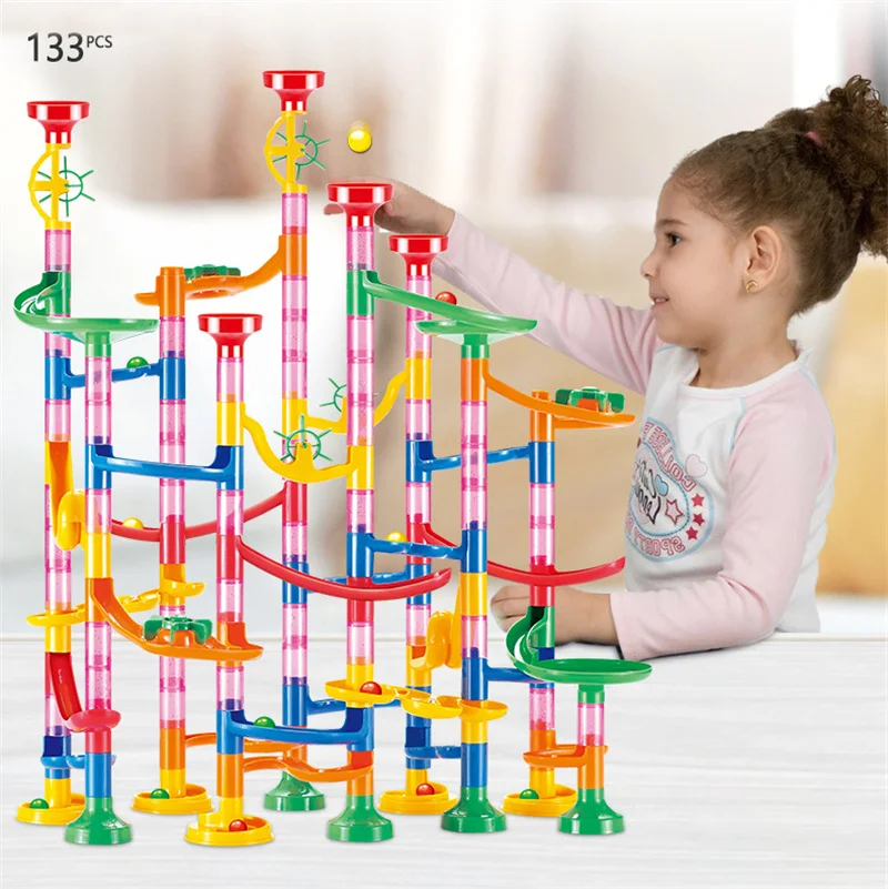 50-142 шт. 3D-лабиринт с шарик – обзор и цена Marble Run Set