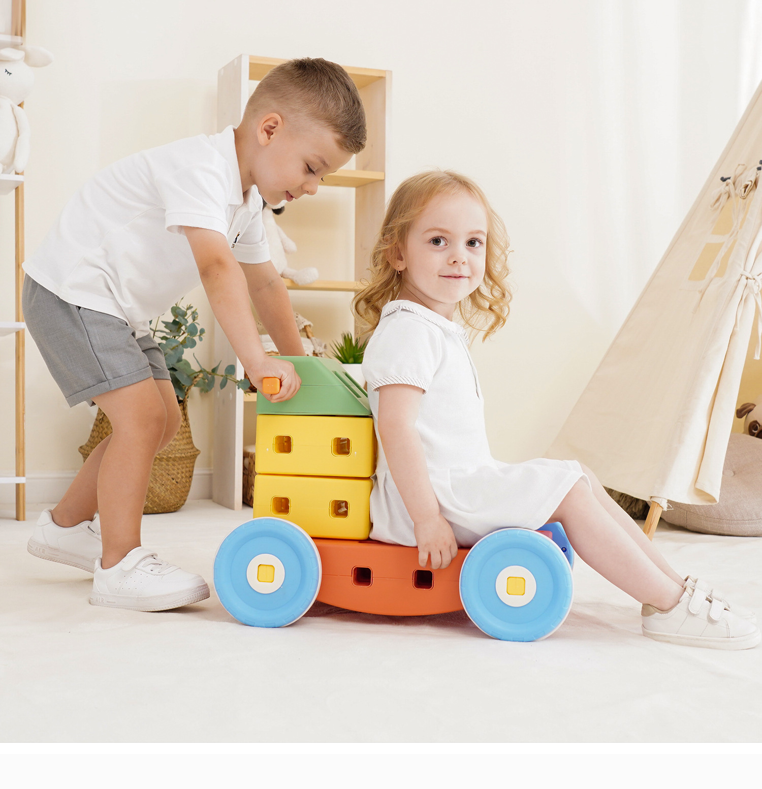 Конструктор для малышей с коле – обзор и цена Kids Toys Blocks